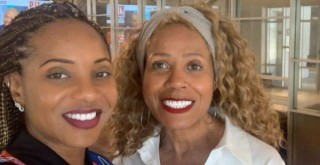 MC Lyte and her mother Constance Moorer
